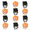1 1/2" x 2" Pixel Pets Vinyl Cube Critter Characters - 12 Pieces view 1