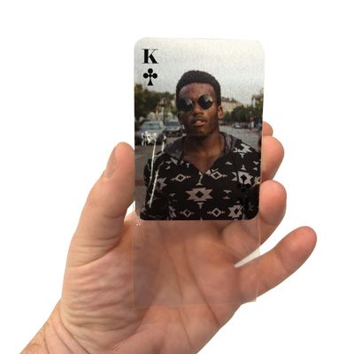 Custom Metal Playing Cards | Personalized Poker Deck with Ace, King, Queen & Joker | Unique Collector Gift for Gamers, Card Players & Poker Fans (2.5x3.5 (Playing Card Size))