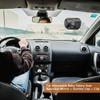 Baby Car Mirror Adjustable Rear View Safety Mirror With Suction Cup And Clip For Child Safety In Car Black 8x5cm view 4