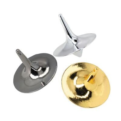 1 1/4" Bulk 48 Pieces Mini Metallic Plastic Spinning Tops