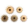 32P Pinion Gear Set, RC Car Motor Gears Kit, 7075 Aluminum Alloy 12T 16T Pinion Gears with 5PCS Accessories, for 3175mm. Shaft 110/ RC S CS R31 AX10 RC Drift Racer Brushless Brush view 2