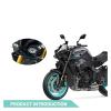 Beak Nose Cone Extension Extender Cowl Spoiler Cover Front Wheel Fender Compatible With YAMAHA MT-10 SP 2022 2023 2024 Motorcycle(Carbon look) view 3