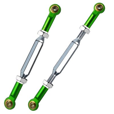 2026 New Stainless Steel Turnbuckles, 88-108mm Tie Rods with Spacers fit for 1/10 Traxxas Slash 4X4/2WD,Rustler 2WD,Stampede VXL,Rustler 4X4 VXL,Bandit/VXL,Hoss 4X4VXL,RC Car Hops Up Parts(Green)