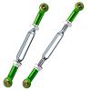 2026 New Stainless Steel Turnbuckles, 88-108mm Tie Rods with Spacers fit for 1/10 Traxxas Slash 4X4/2WD,Rustler 2WD,Stampede VXL,Rustler 4X4 VXL,Bandit/VXL,Hoss 4X4VXL,RC Car Hops Up Parts(Green) view 1
