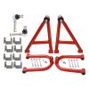 Front Suspension Shock Swing Arm Swingarm Kit  Upper & Lower A-Arm & Shock Mount Bracket & Tie Rod End Ball Joint  for DIY Go Kart ATV Quad Buggy Golf Cart Four Wheeler Front Drive 4 Wheel Drive view 3