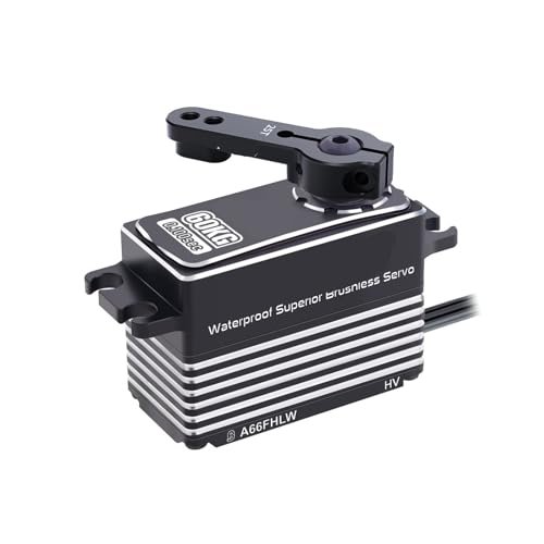 A66FHLW 60KG Super Torque 0.100 sec 4-Pole Steel Gear Brushless Waterproof Servo(A66FHLW)