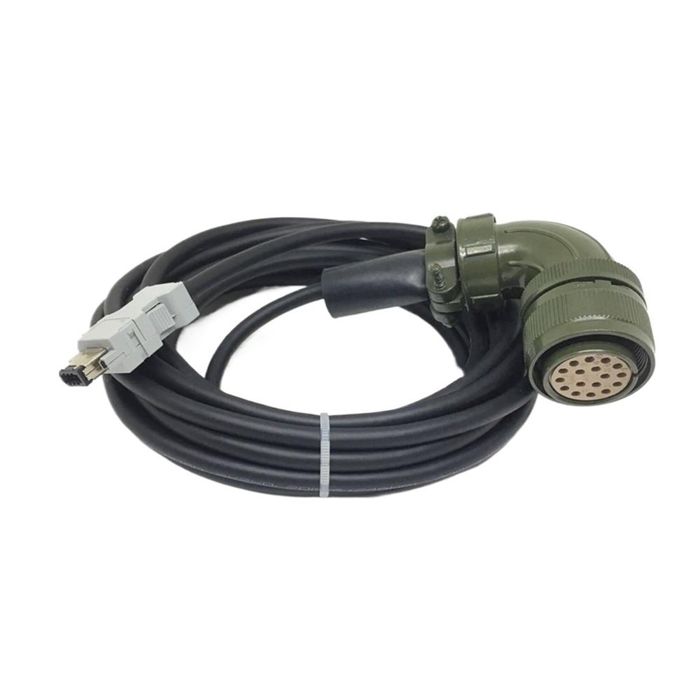 GMOSAOHXU Servo Motor Encoder Cable VW3M8122R30 VW3M8122R50 VW3M8122R80 VW3M8122R100 for LXM23 LXM28 Series(3Meters)