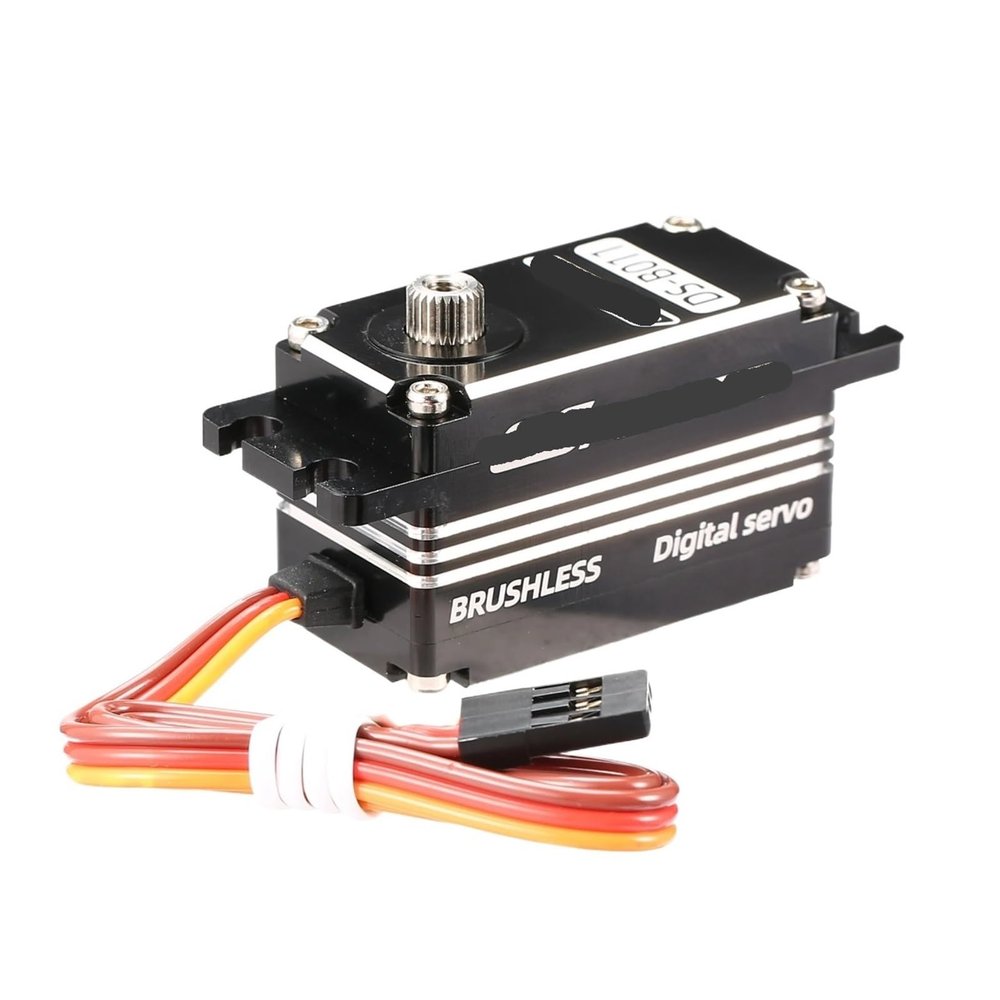 16KG/17KG Coreless/Brushless Short Body Servo Waterproof Digital Metal Housing Gear Motor(17KG Brushless Servo)