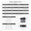 SA81FH HV 0.125Sec 74KG High Torque 4 Pole Brushless Motor IP67 Waterproof Programmable Conventional and Winch RC Servo(Winch Mode Set2) view 3