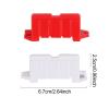 KiBcsLic Modular RC Crash Resistant Fences Road Barriers for 1: 14 to 1:28 RC Cars Sturdy Accessory Easily Install, 120 Pieces view 4