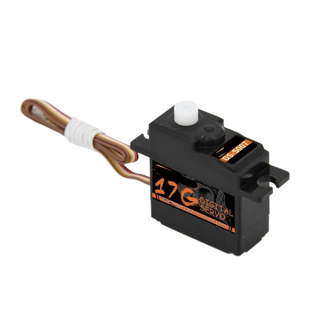 17g 21g Mini Servo Metal/Plastic Gear JR Suitable for 144001 144010 1:14 1:18 1:16(17g JR2.54 3 Wire)