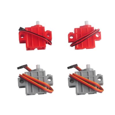 4/8/12PCS 270 Degree Grey servo/red Gear Motor with Wire(4pcs servo)