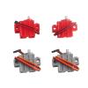 4/8/12PCS 270 Degree Grey servo/red Gear Motor with Wire(4pcs servo) view 2