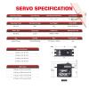 Servo A80BHMF 40 kg Programmable Steel + Gear Digital Brushless Standard Servo for 30-200CC(A80BHMF 40kg Servo) view 2