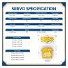 A86BHM 55KG High Torque Programmable Brushless Digital Standard Servo Suitable for 1/8 1/10(A86BHM 55KG Set1) view 2
