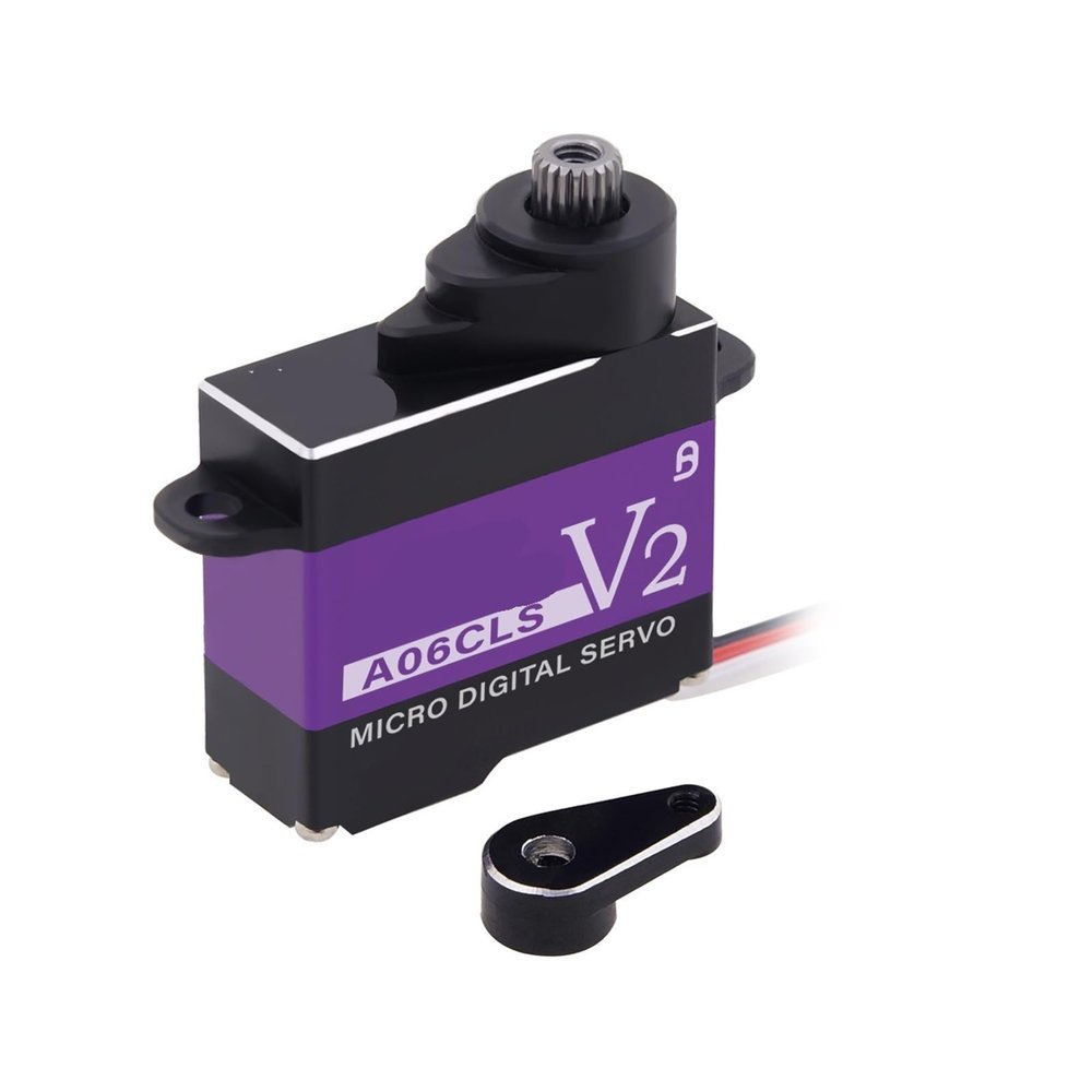 A06CLS V2 CNC 20T HV 7g Gear 3.0KG 0.052Sec Ultra Fast Programmable Servo(A06CLS JST 20T Set1)