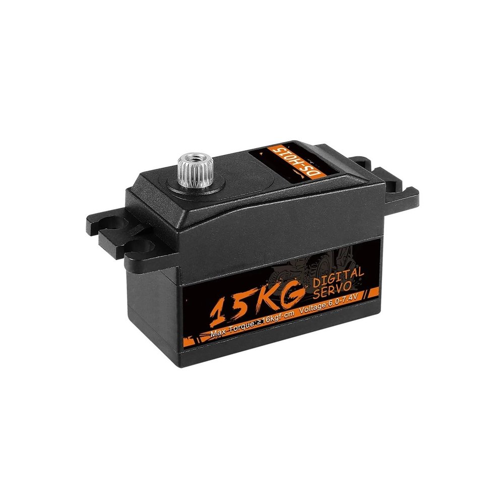 1/5/10/20pcs 15KG High Torque Metal Gear Low Profile servo Suitable for 1/8 1/10(20PCS 180 Degree)