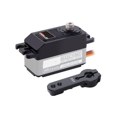 B45CHMZ 14KG HV Gear High Speed Low Profile Coreless Competition Digital Servo Suitable for 1/12 1/10(B45CHMZ 14kg Set)