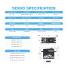A80BVSH Cycle 40KG 0.086 sec 12V Programmable Brushless Digital Servo Motor for 550-800 Class(A80BVSH Cyclic set2) view 2