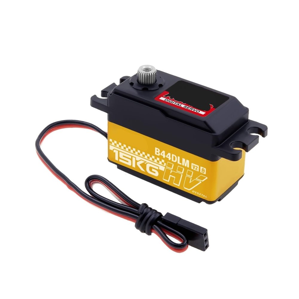 B44DLM V2 15KG Gear Programmable Digital Steering DC Servo Motor for 1/10 1/12(B44DLM V2 15kg Servo)