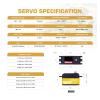 B44DLM V2 15KG Gear Programmable Digital Steering DC Servo Motor for 1/10 1/12(B44DLM V2 15kg Servo) view 2
