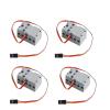 2/4/8 pcs 360 2KG Servo Programmable Mini Servo Dual Output Shaft(Gray,8pcs Servo) view 1