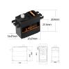 1/5/10/20pcs 2kg Digital Servo 4.8-6V for 1/12 FY-01 FY-02 FY-03 Steering Parts Accessories(5 pcs) view 2