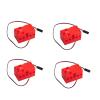 2/4/8 pcs 360 2KG Servo Programmable Mini Servo Dual Output Shaft(Red,4PCS Servo) view 1