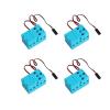 4pcs 0.7kg 360 Degree Continuous Rotation servo 4.8V-6V PWM Control(4pcs servo-02) view 1
