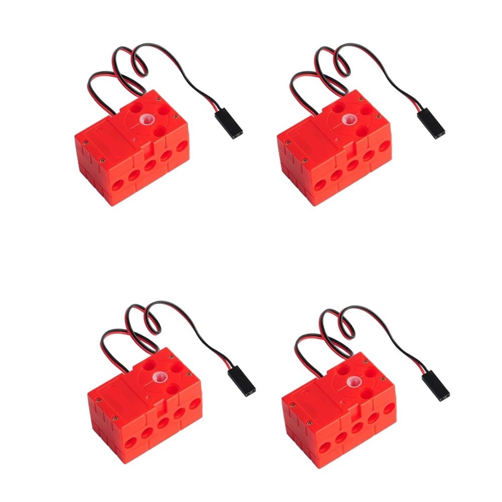 4pcs 0.7kg 360 Degree Continuous Rotation servo 4.8V-6V PWM Control(4pcs servo-01)