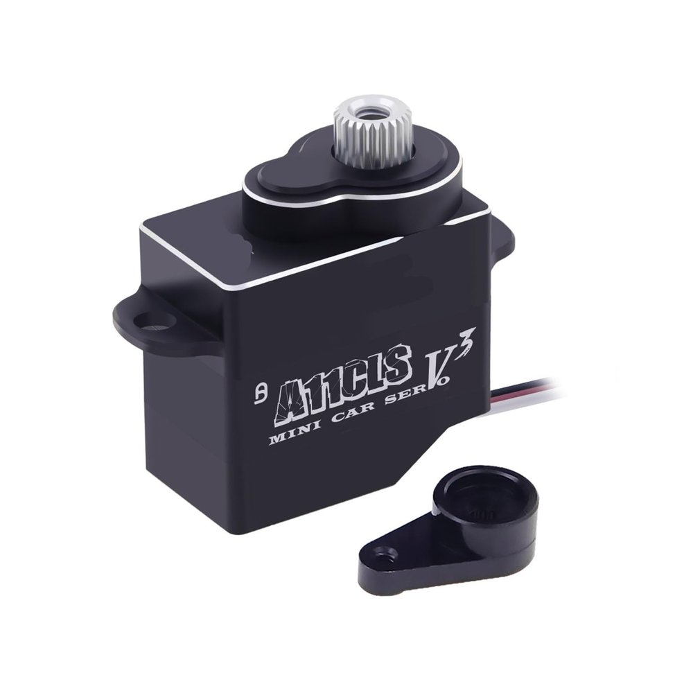 Digital Servo A11CLS V3 Super High Speed 1.4KG Coreless Programmable Motor Servo Suitable for 1/28 1/27 1/24 1/18(JST with Horn)
