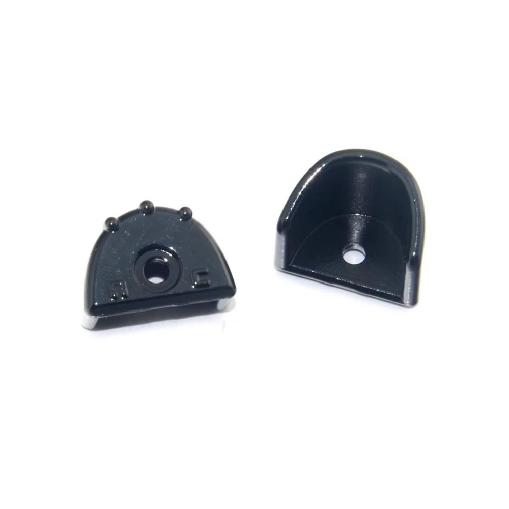 Rc Car Parts For 1/8 1/10 2pcs Metal RC Car Shock Absorber Wear Resistant Cover Absorption Guards Anti-wear Anti-collision Glue Monster Truck(Black)