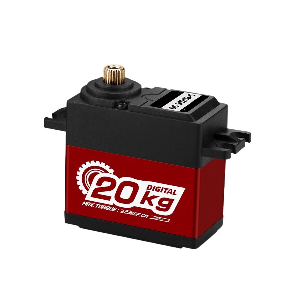 20KG Digital Servo Metal Gear Waterproof Servo Suitable for 1/8 1/10 TRX4 TRX6 Scx10 104001