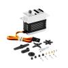 30KG brushless servo Metal housing Gear Waterproof servo high Voltage servo Suitable for 1/8 1/10(Black) view 2