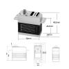 30KG brushless servo Metal housing Gear Waterproof servo high Voltage servo Suitable for 1/8 1/10(Black) view 3