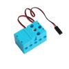 0.7KG 360 4.8-6V Continuous Rotation Slow Speed Motor Steering Gear Double Output Shaft High Torque Blue(1pc) view 2