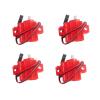 4pcs 270 servos/red Gear Motors to Rotate The servos(4 X Wheel 4 X Servo-01) view 1