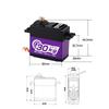 20KG 30KG Digital Servo Metal Gear Waterproof Servo Suitable for 1/8 1/10 TRX4 TRX6 Scx10(30KG 300 Degree) view 4