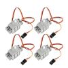 4pcs 270 servos/red Gear Motors to Rotate The servos(4 X Wheel 4 X Servo-02) view 1