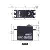 24KG Digital Servo A77BHL Steel Gear 8.4V High Voltage Brushless Servo Motor Suitable for 1/10(A77CHL 15KG x2pcs) view 3