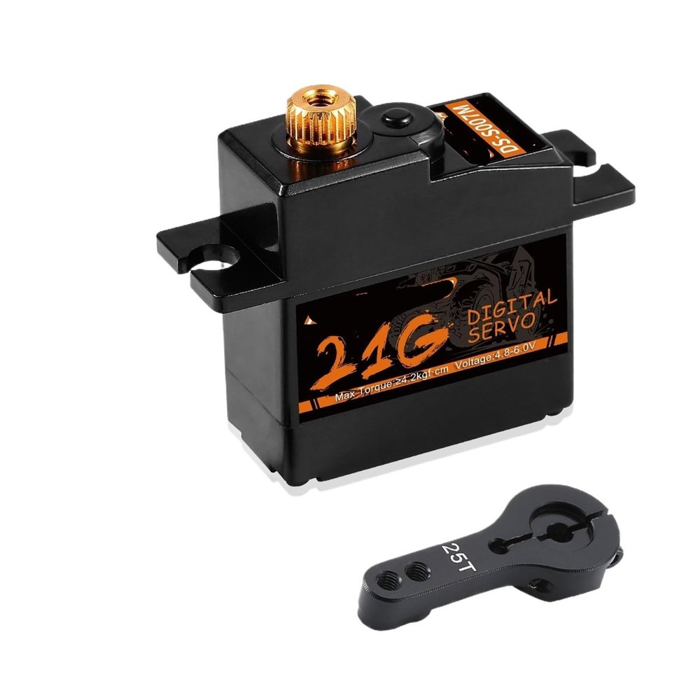 17g 21g Mini Servo Metal/Plastic Gear JST 1.5 144001 144010 1:14 1:18 1:16(21g JR2.54 3 Wire)