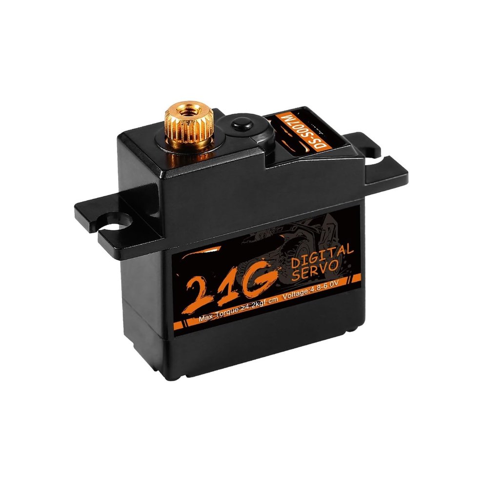 1/5/10/20pcs 21g Metal Gear Mini Servo 17g Servo Suitable for 1:18 1:16(5 pcs)
