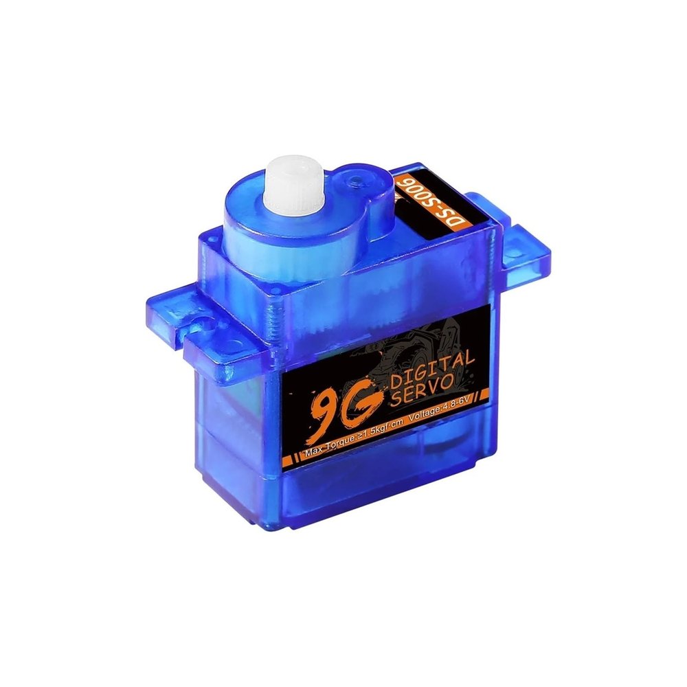 Blue 8g 9g 12g Digital Servo 1.5kg Torque High Precision with Mounting Arm Kit(9g with Mount)