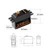 1/5/10/20pcs 2KG Metal Gear Digital servo Waterproof Suitable for 144001 12428 124018 Mn99s Mn86 1/12(10PCS Metal 2KG) view 2