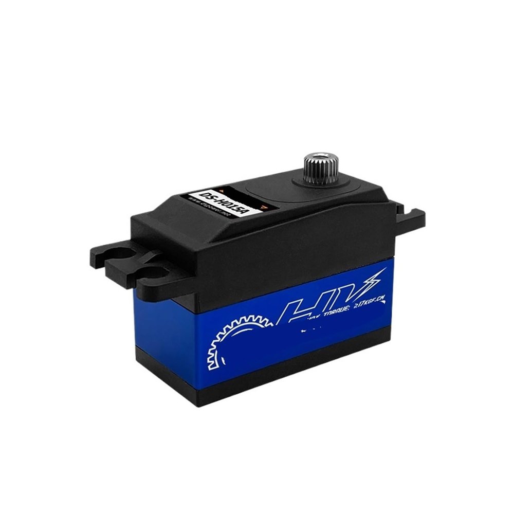 15KG High Torque Metal Gear Digital Low Profile Servo Short Body Servo Suitable for 1/8 1/10(1PCS 180 Degree)
