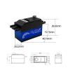 15KG High Torque Metal Gear Digital Low Profile Servo Short Body Servo Suitable for 1/8 1/10(1PCS 180 Degree) view 4