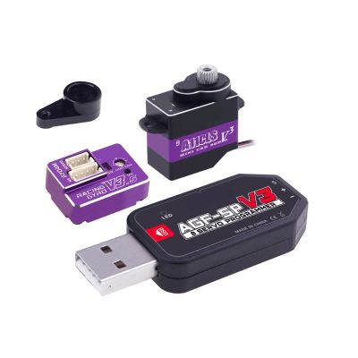 A11CLS V3 Programmable Ultra High Speed 1.4KG Coreless Servo Gyro V3.5 Kit for 1/24 1/18 Mini(JST Set 6)