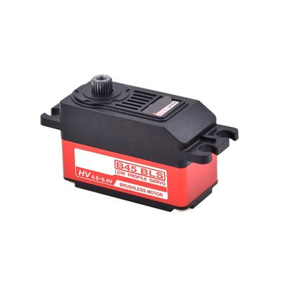 B44BLS V2 45g Gear Super High Speed 0.062 sec 15.5KG Low Profile Brushless Digital Remote Control Servo Suitable for 1/10(B45BLS 14.5 Servo)