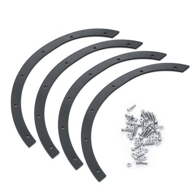 4Pcs Front Rear Mud Fenders Flares Wheel Eyebrow Compatible with RC Car Models 1 10 Scale Bronco Aftermarket Replacement