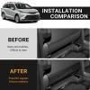 BILOPER Back Seat Protector Compatible with Toyota Sienna 2021-2025 2026 LE/XLE/XSE/Limited/Platinum Accessories Stainless Steel Material Car Seat Cover Automotive Interior Protectors view 3